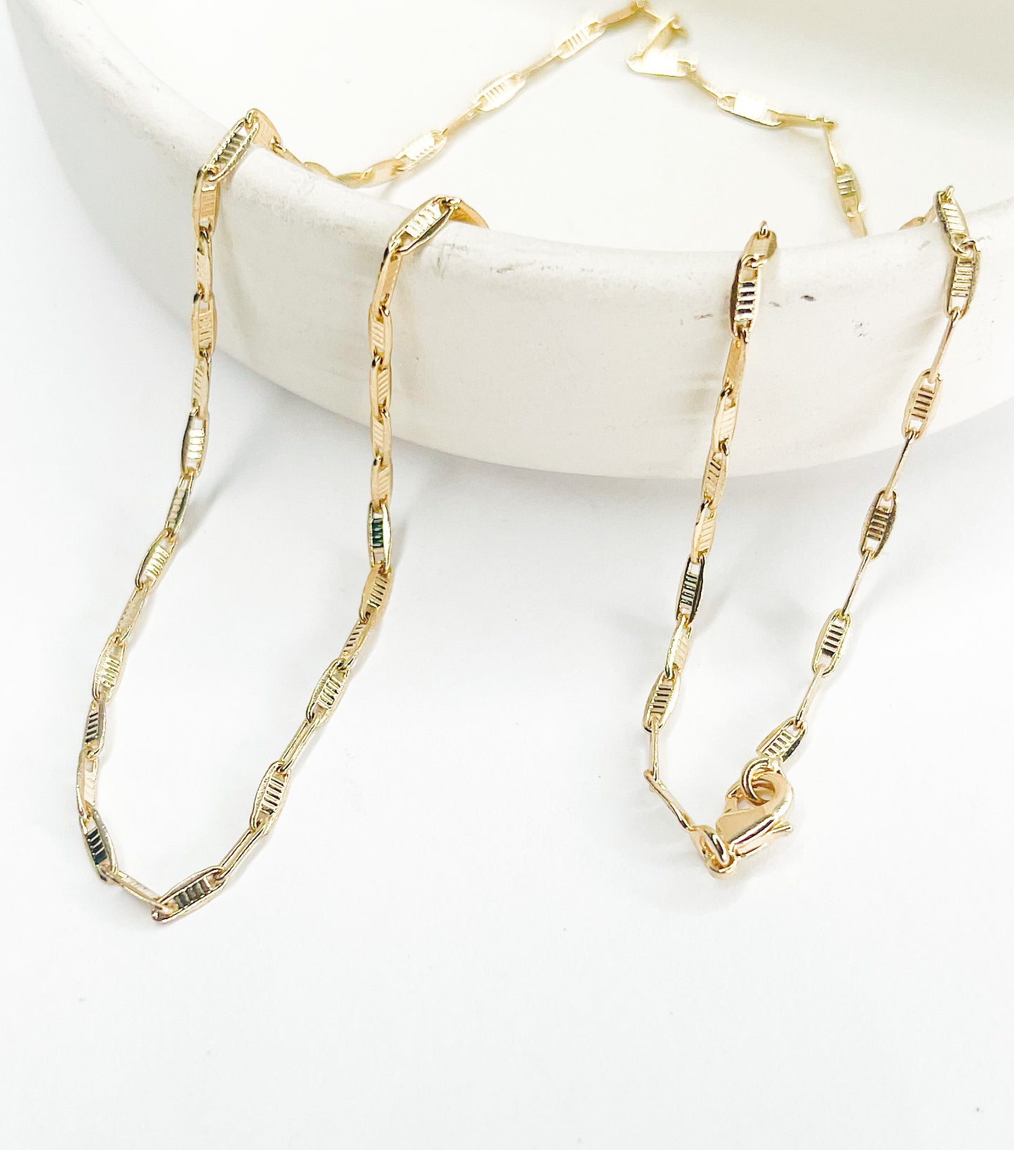 Figaro Chain - 18k Gold Filled
