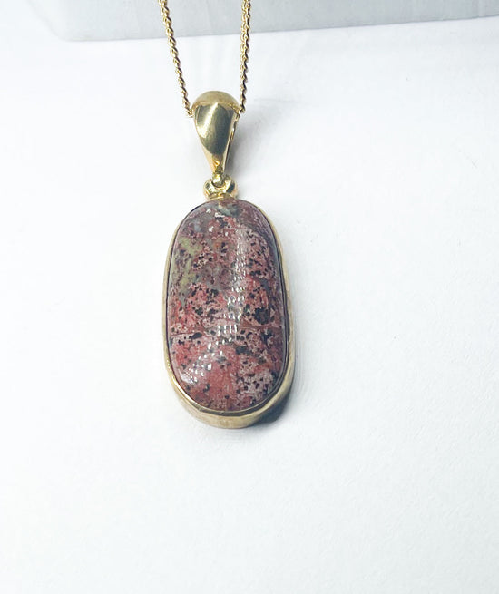 18k Gold Agate Pendant/Silver-Starborn