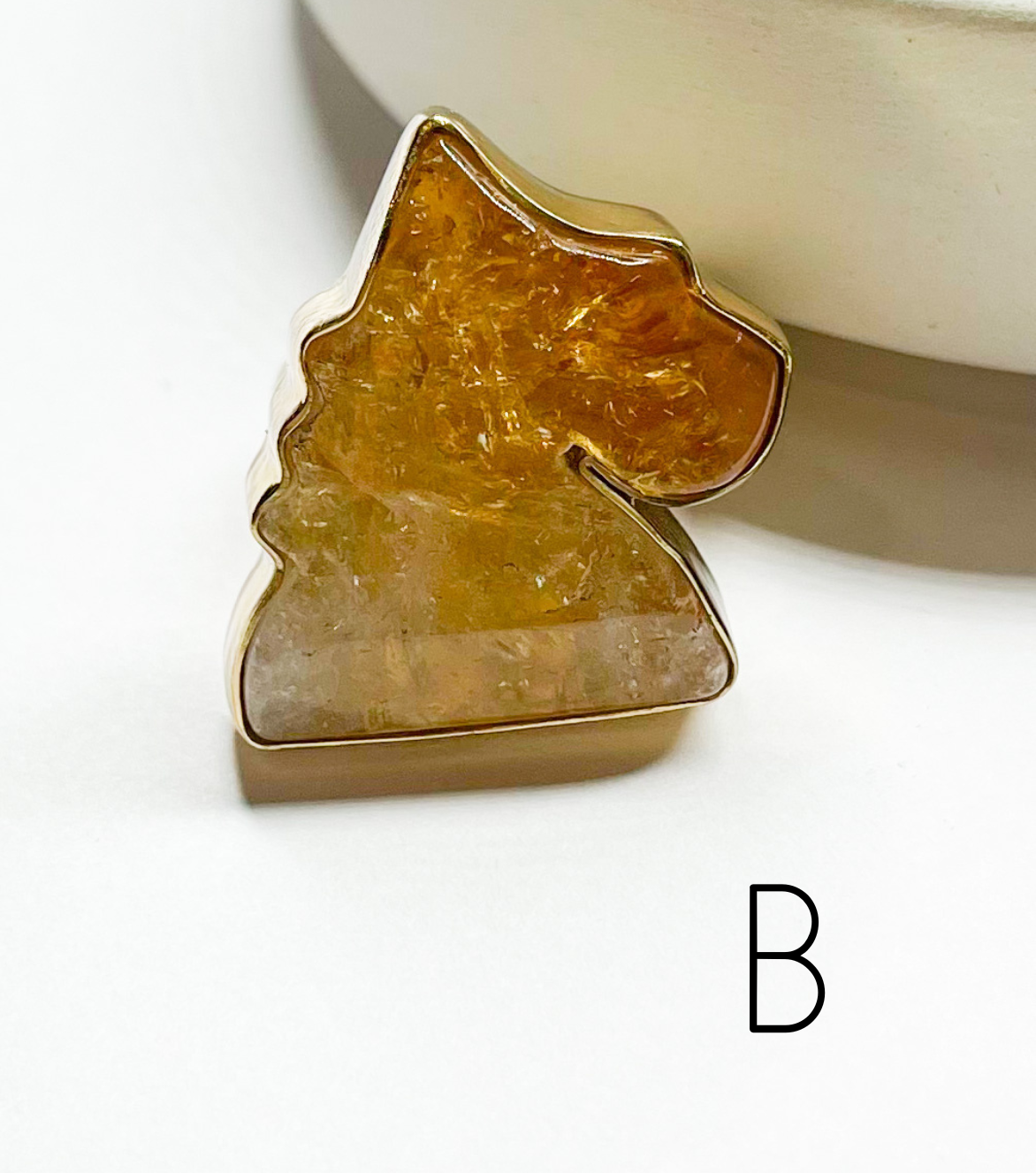 Citrine Unicorn Ring - Alchemia