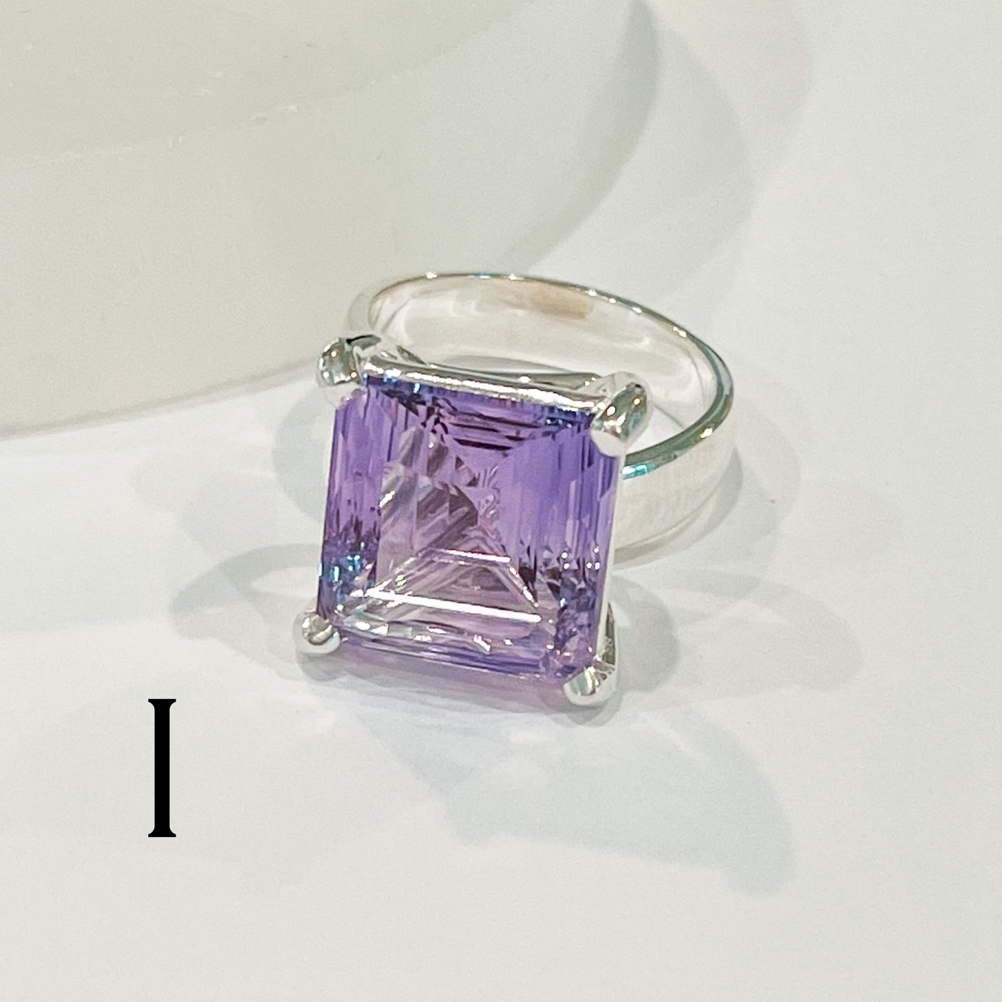 Rose De France Prong Rings - Solid Sterling Silver