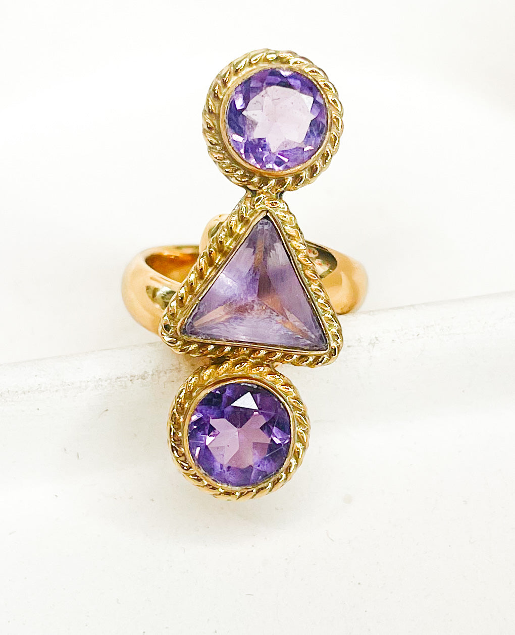 Amethyst Crawler Ring - Alchemia