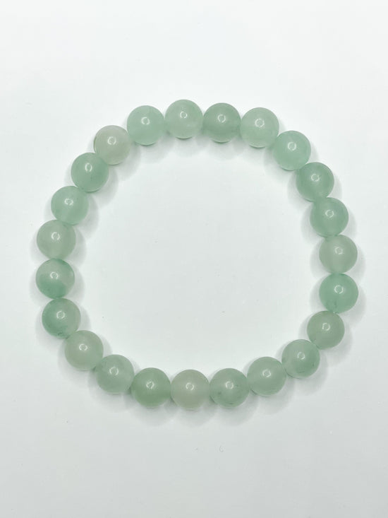 Load image into Gallery viewer, Green Agate - Stretch Bracelet
