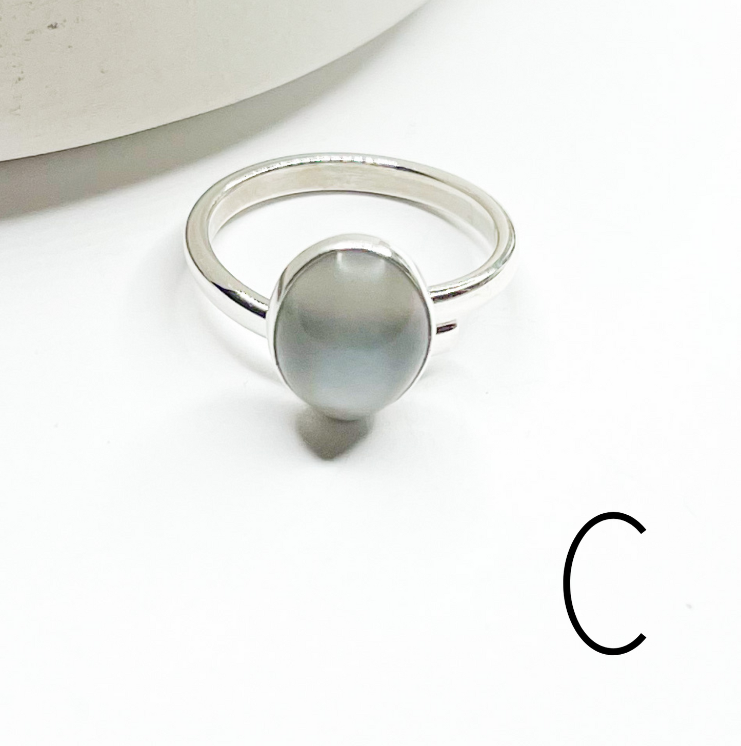 Natural Stones Mixed Rings - Solid Sterling Silver