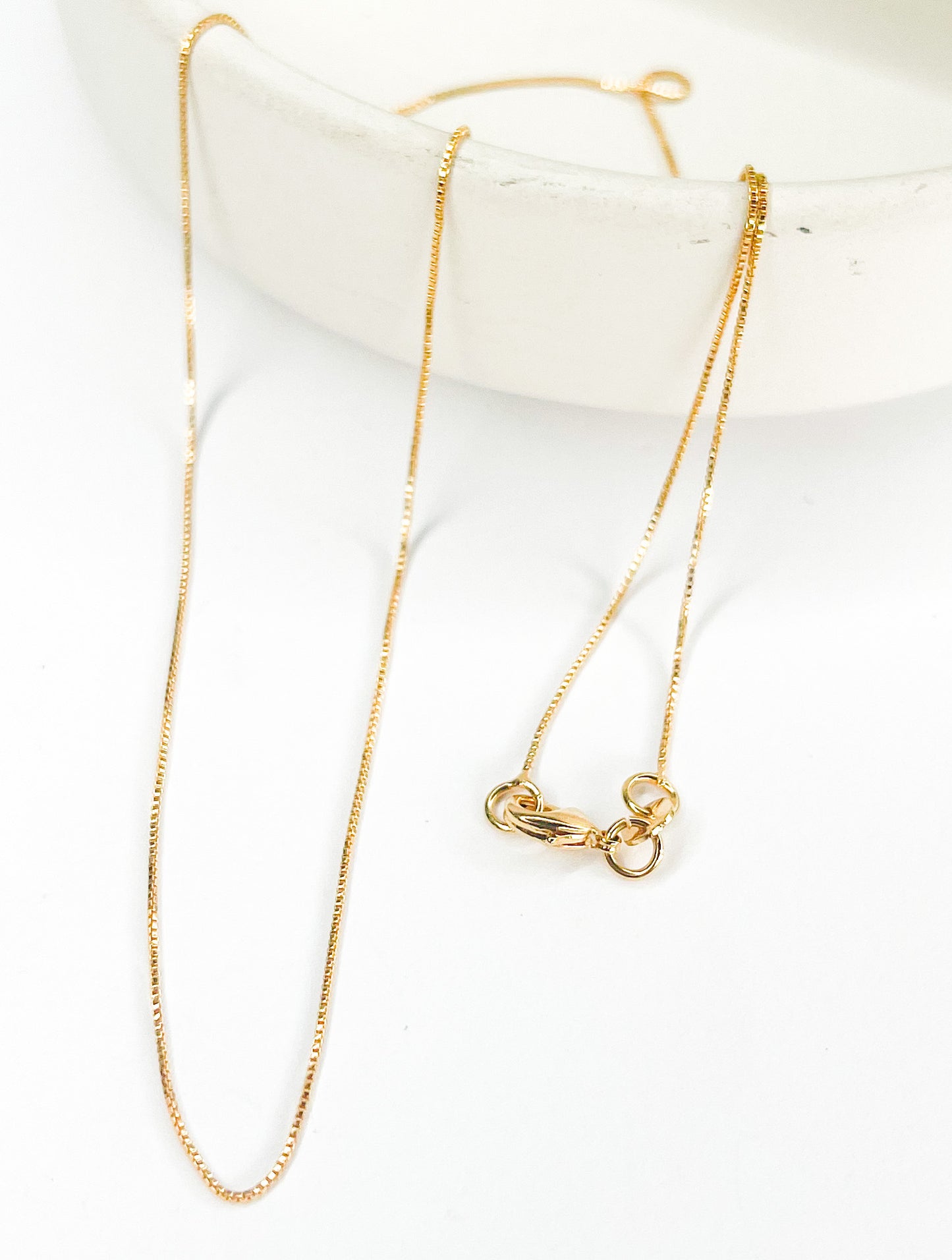 Box Chain - 18k Gold Filled
