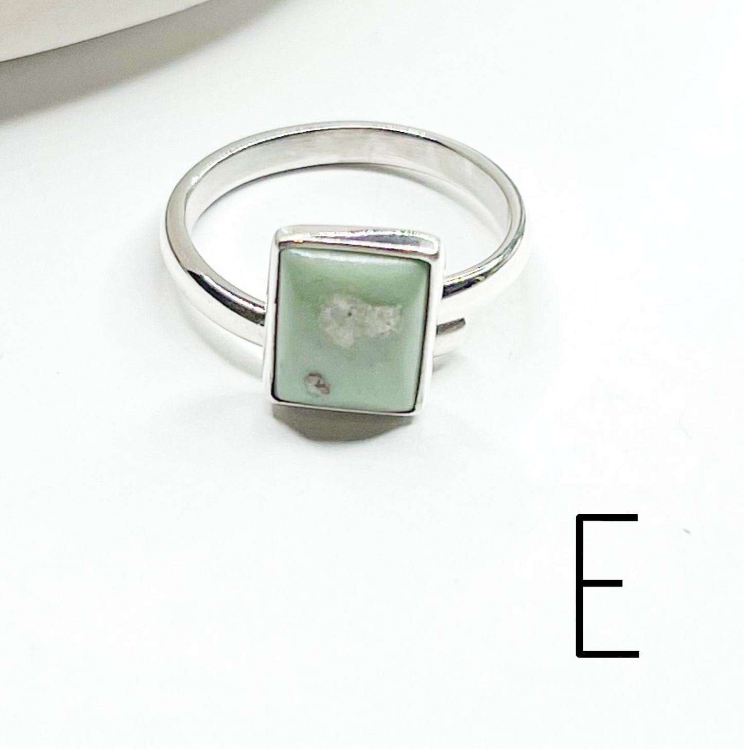 Natural Stones Mixed Rings - Solid Sterling Silver