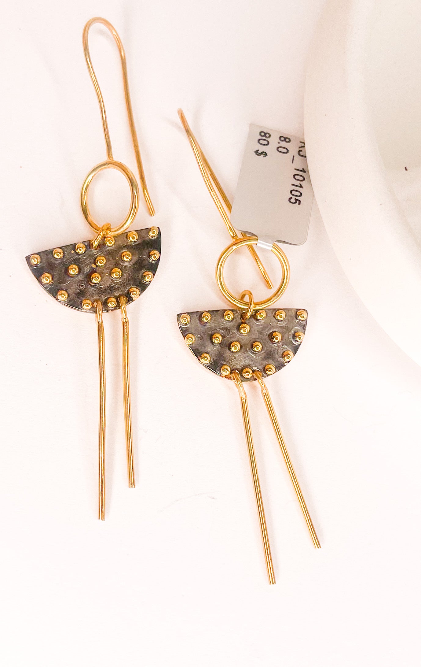 Boho Dangles SSS w 18k Gold plate