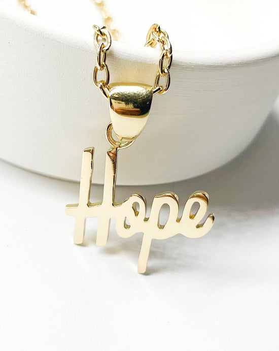 Hope Word Pendant - Alchemia