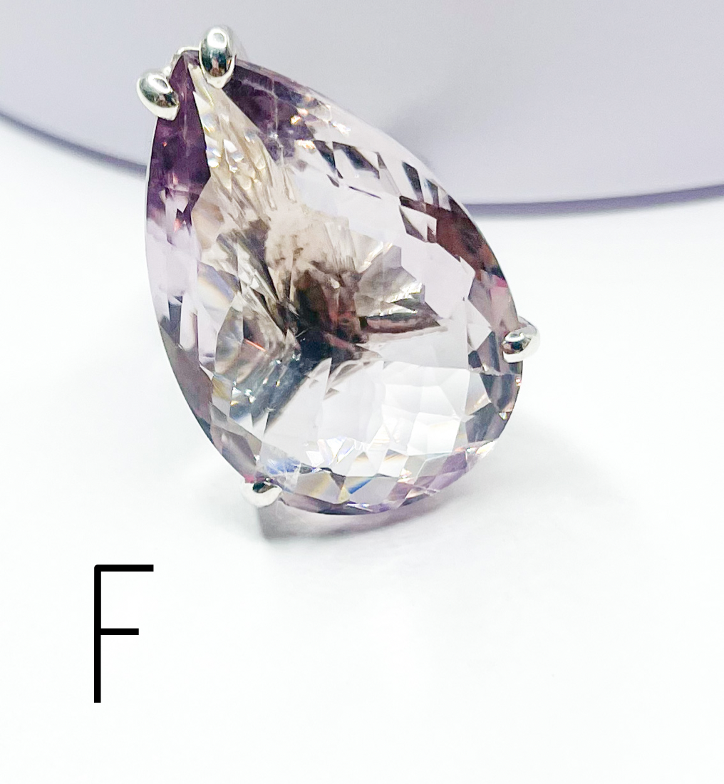 Ametrine Jumbo Prong - Solid Sterling Silver