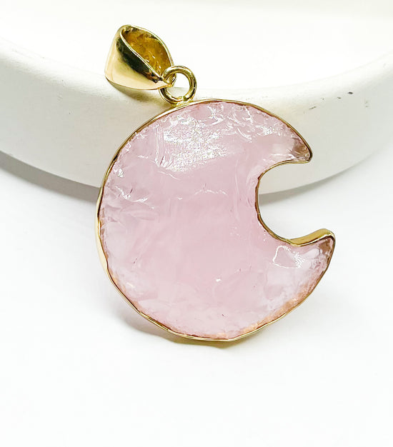 Load image into Gallery viewer, Pink Moon Pendant-Alchemia
