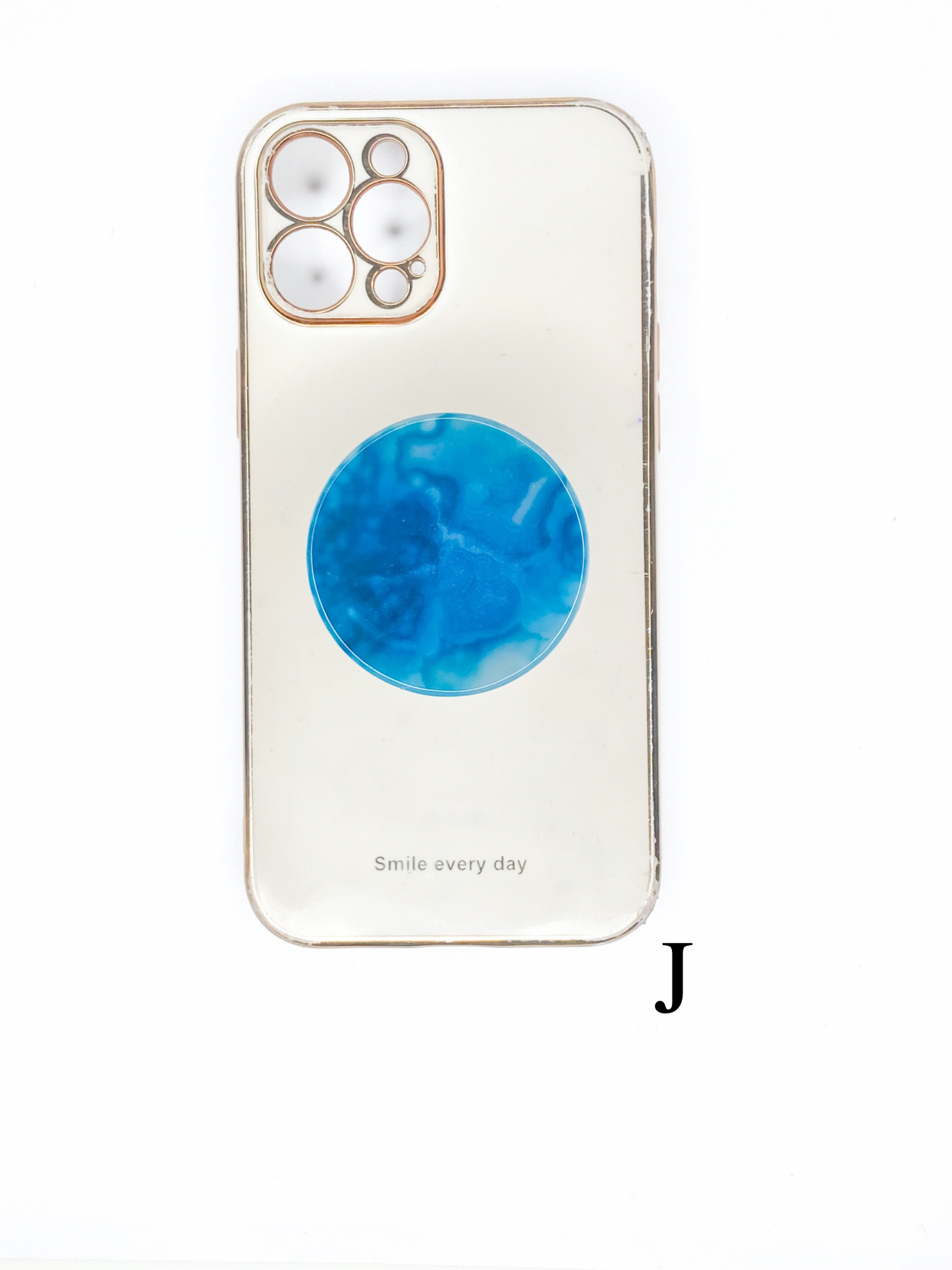 Load image into Gallery viewer, Blue Round Phone Stone
