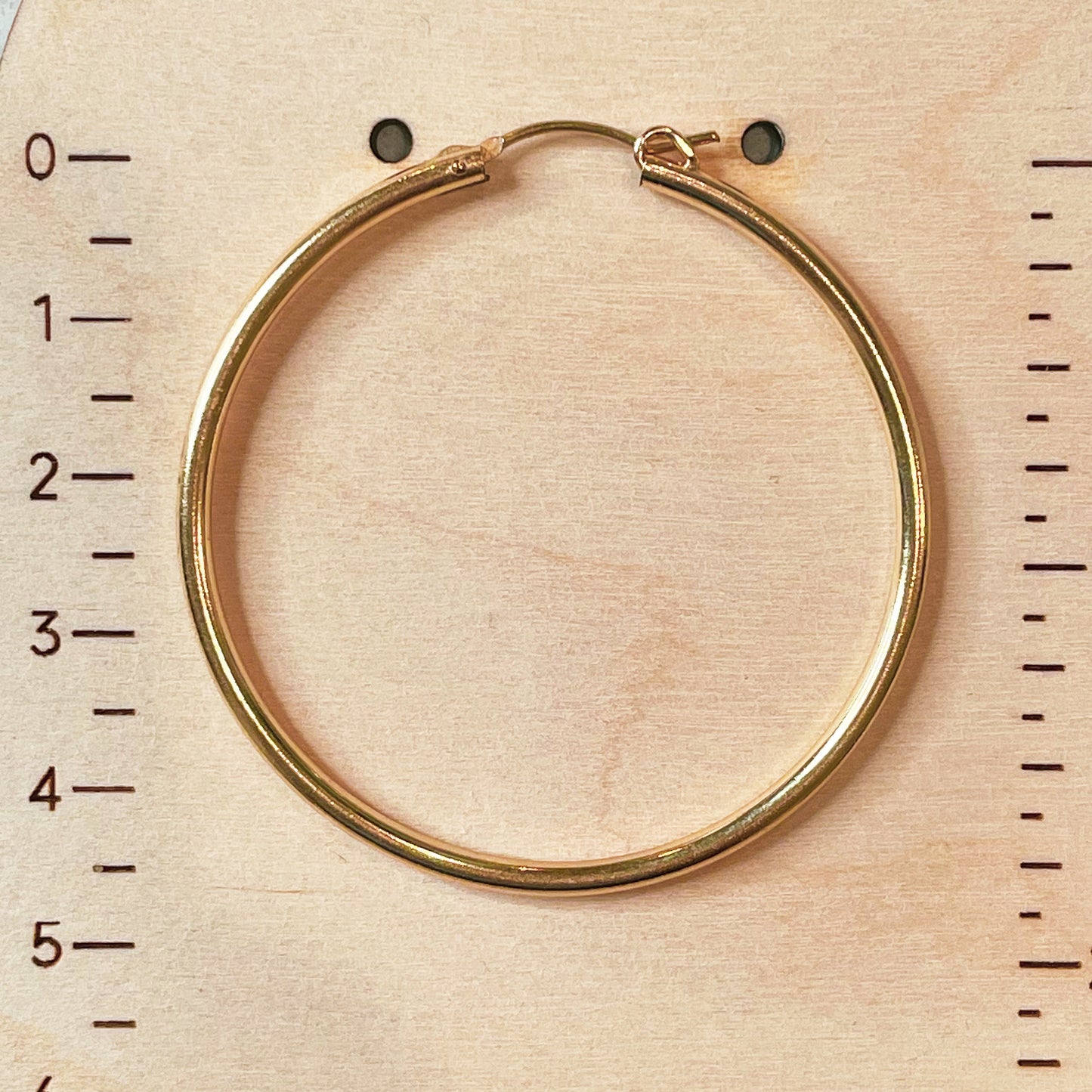 Hollow Tube Hoops - 18k Gold Filled