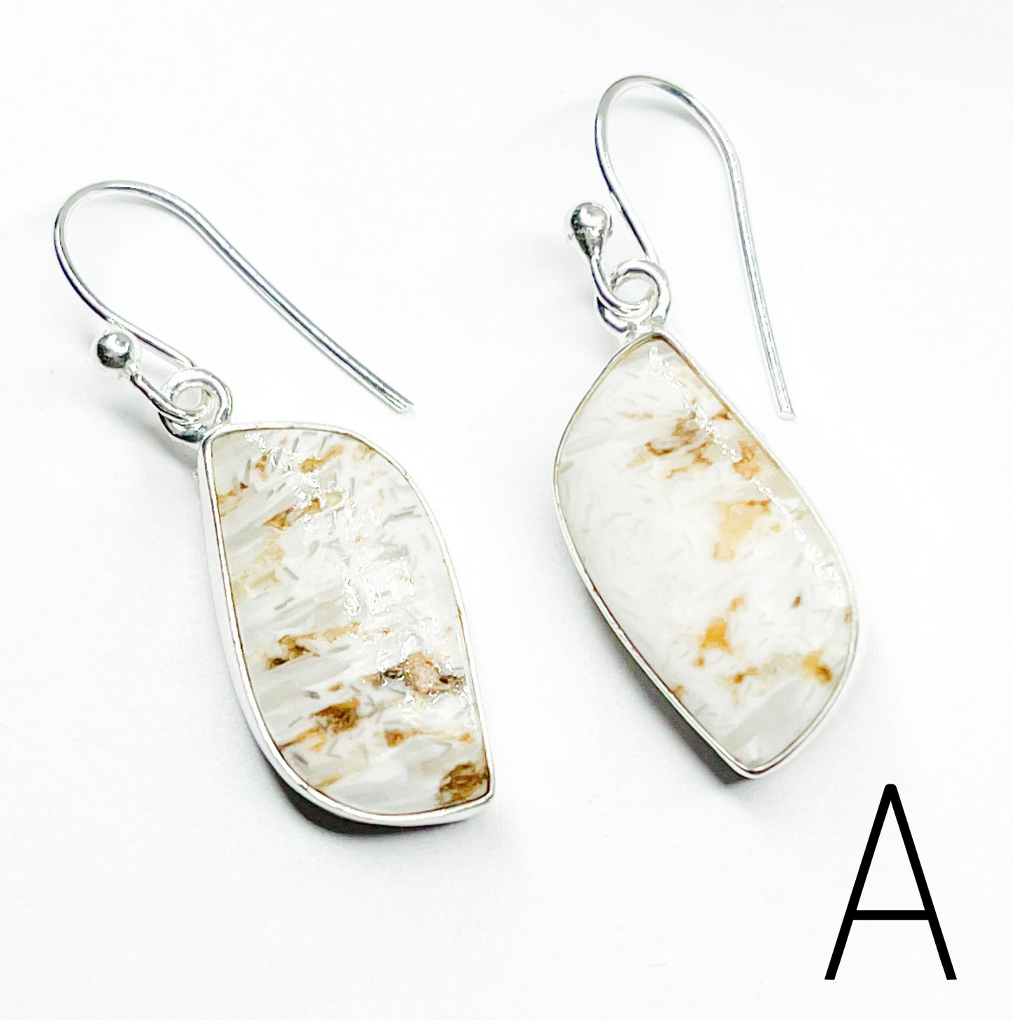 One of Kind Dangle Earrings - Solid Sterling Silver