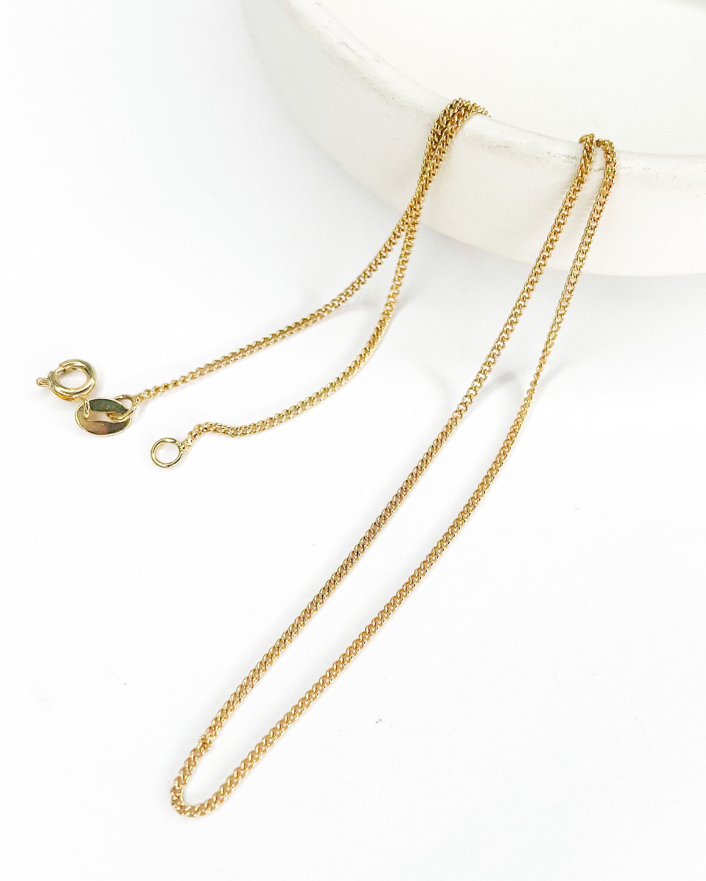 Flat Link Chain - 18K Gold Filled