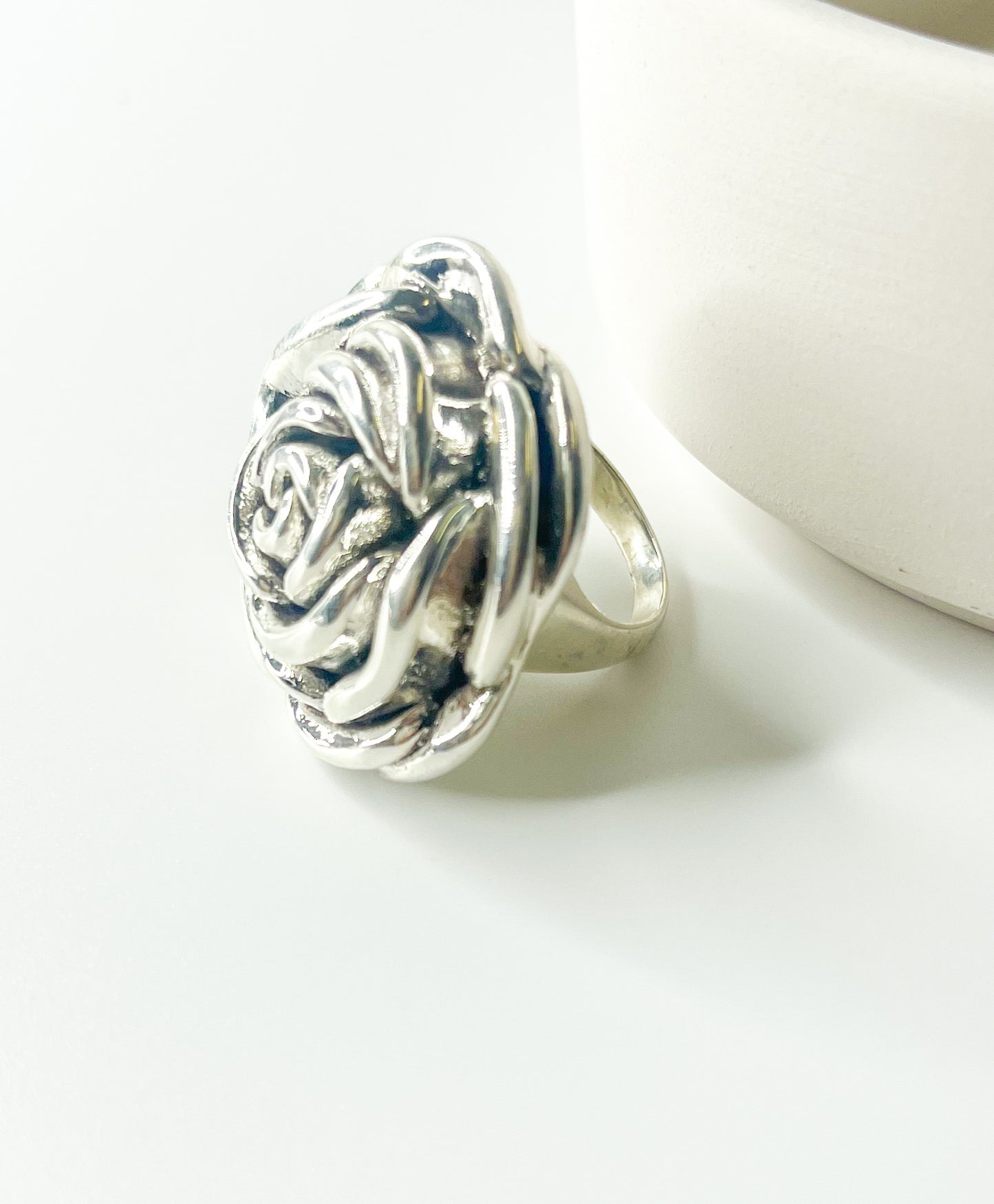 Solid Rose Sized Rings-Solid Sterling Silver