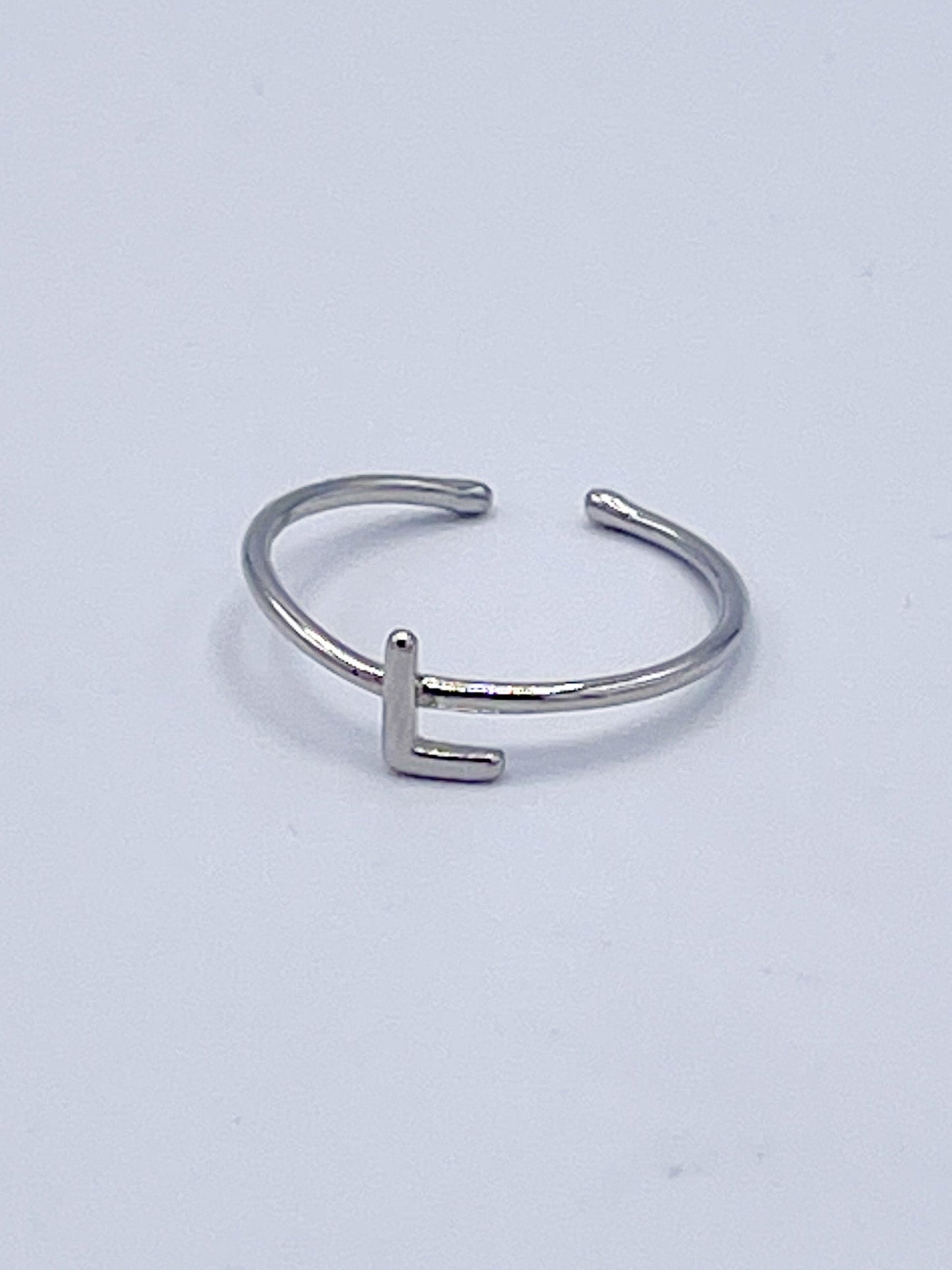 Dainty Initials Rings - Solid Sterling Silver