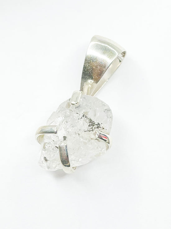 Load image into Gallery viewer, Herkimer Pendant - Solid Sterling Silver
