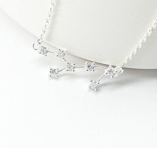 Virgo Zodiac Necklace - Silver
