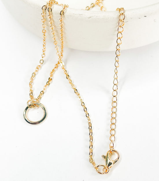 Load image into Gallery viewer, Karma Circle Necklace - 18k Gold Filled
