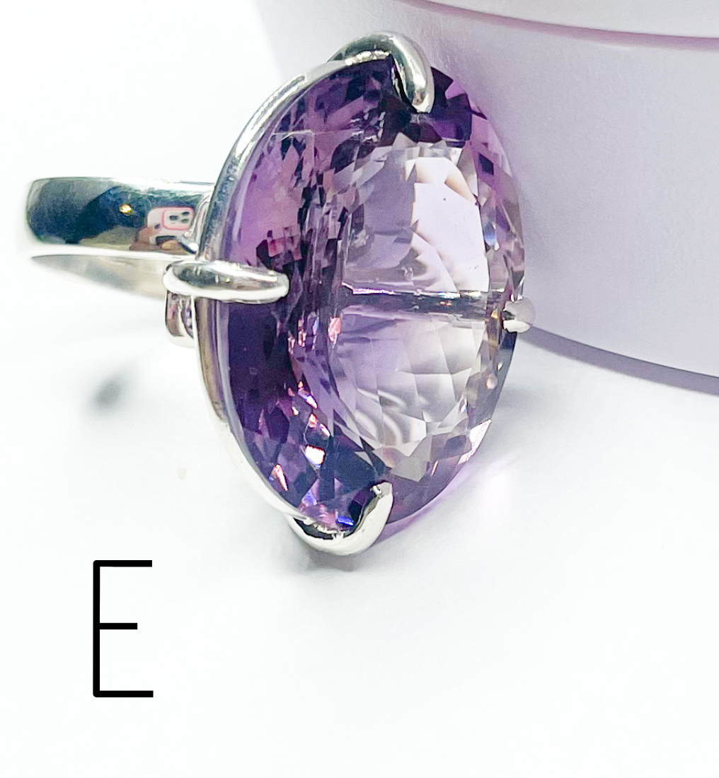 Ametrine Jumbo Prong - Solid Sterling Silver