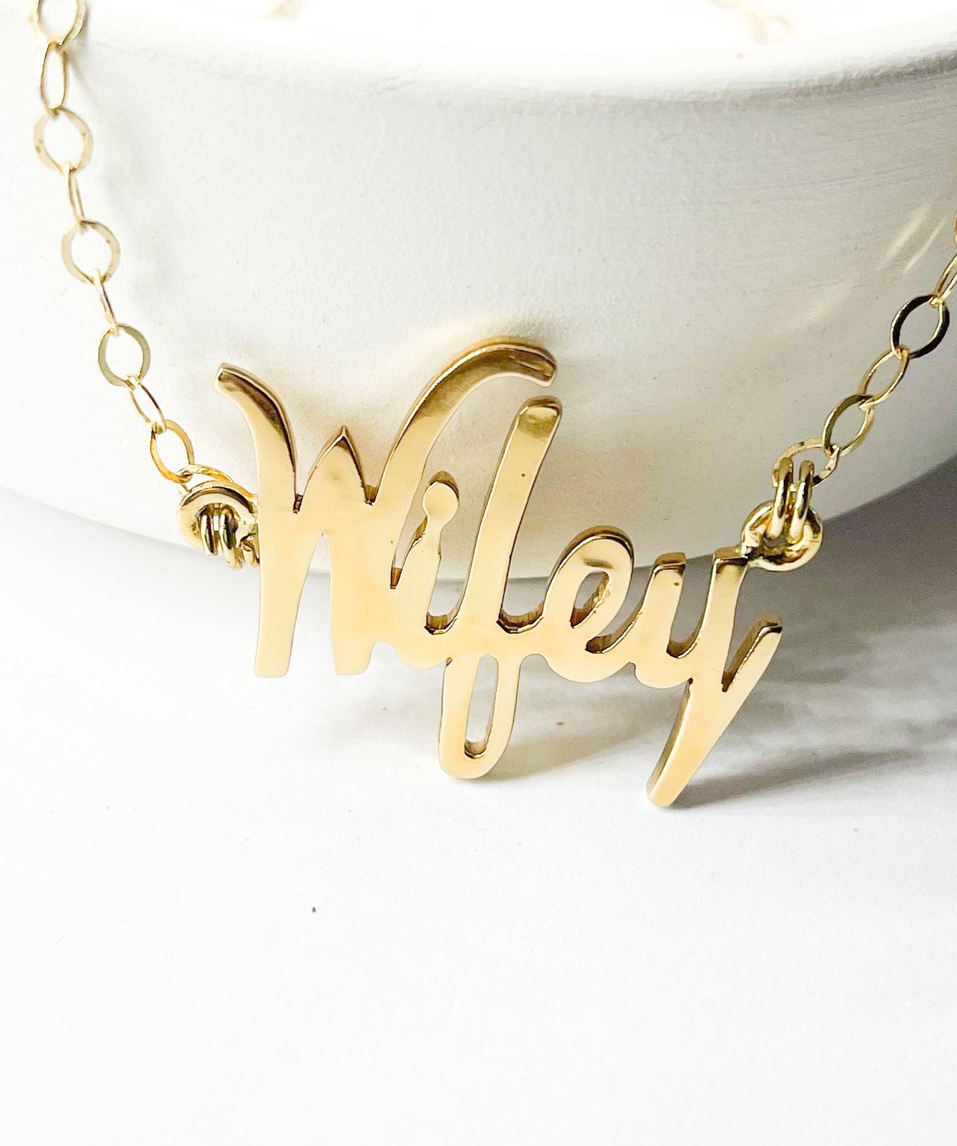 Wifey Word Necklace - Alchemia