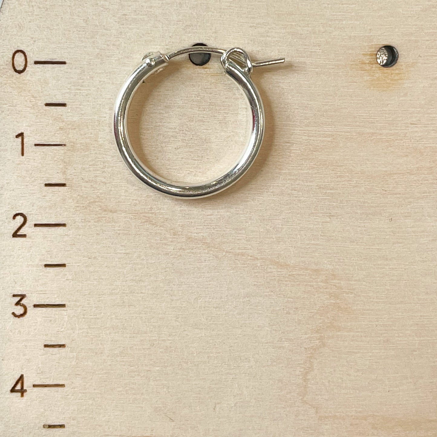 Hollow Tube Hoops - Solid Sterling Silver