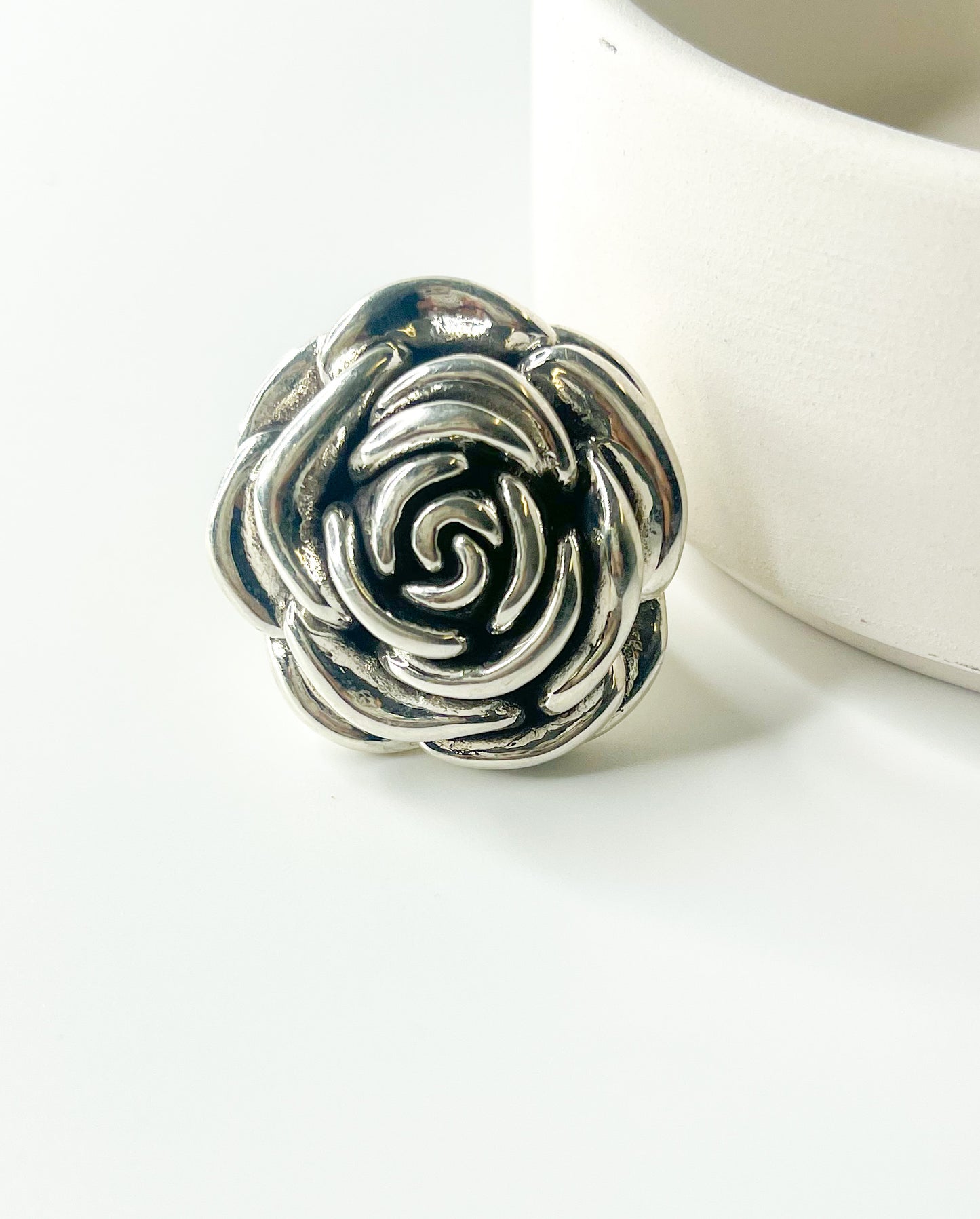 Solid Rose Sized Rings-Solid Sterling Silver