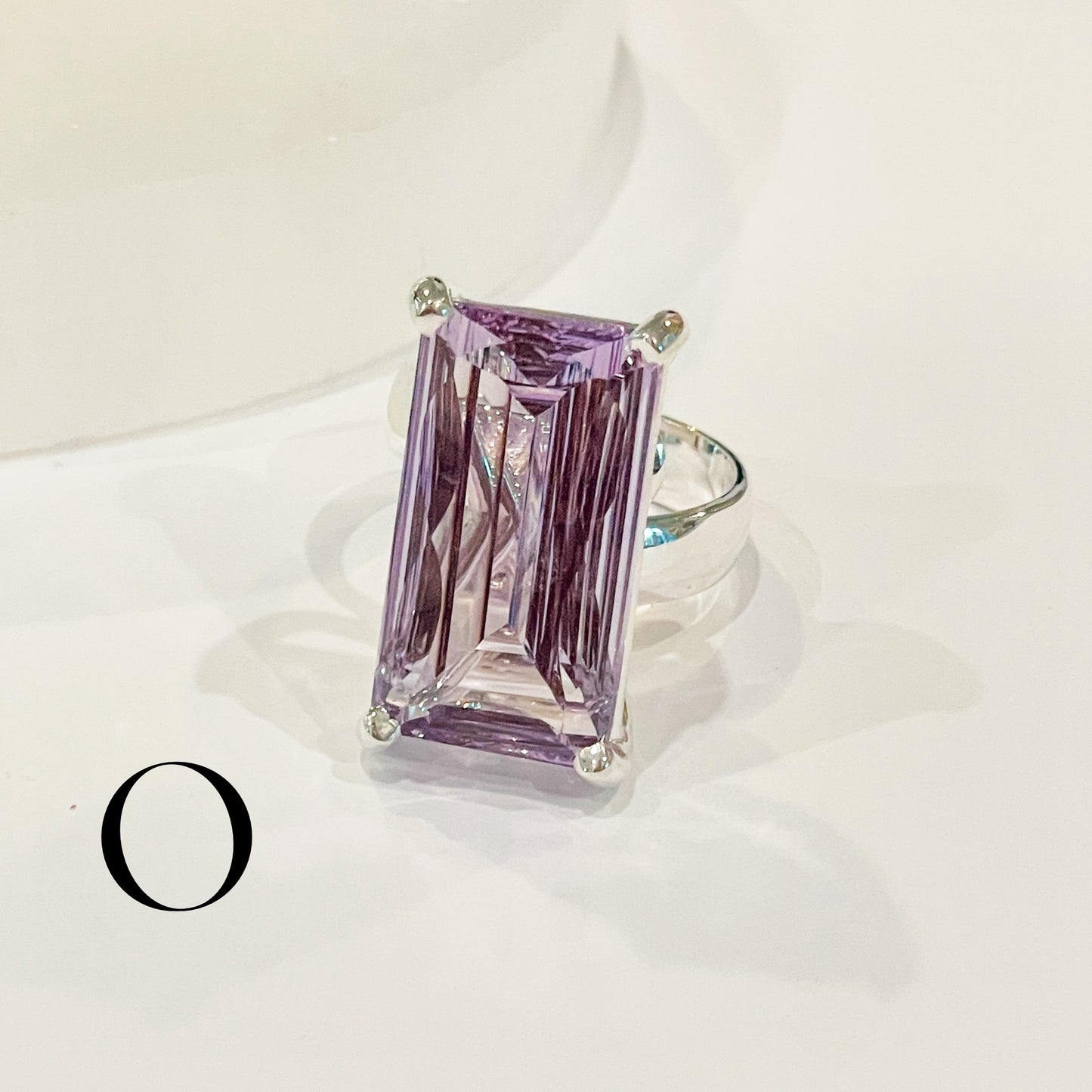 Rose De France Prong Rings - Solid Sterling Silver