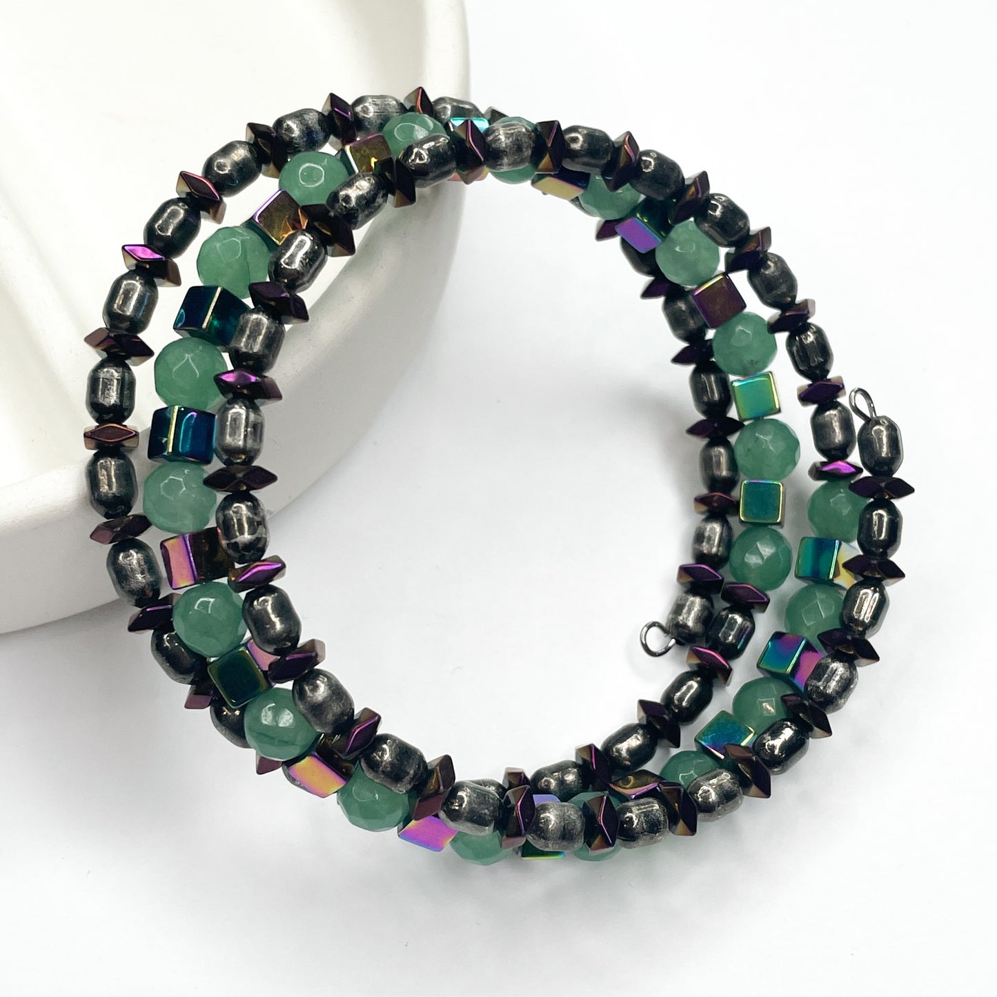 Boho Earrings & Bracelet Wrap Set