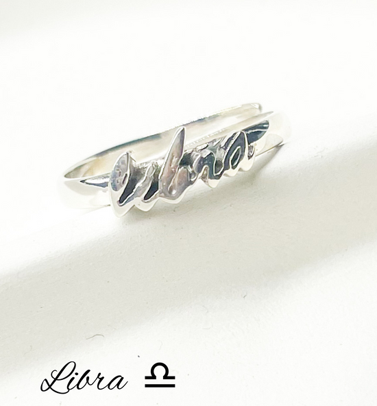 Zodiac Rings - Solid Sterling Silver