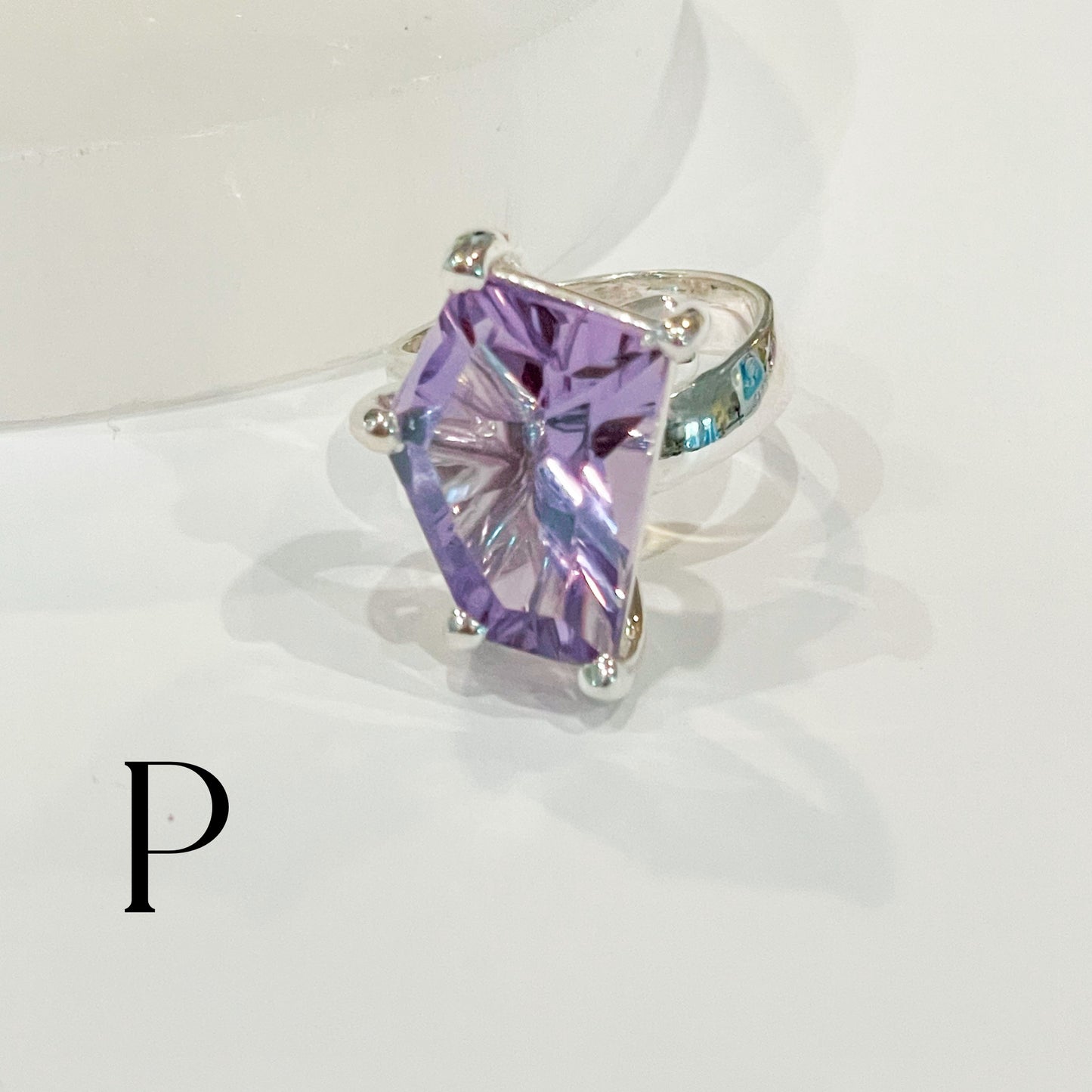 Rose De France Prong Rings - Solid Sterling Silver