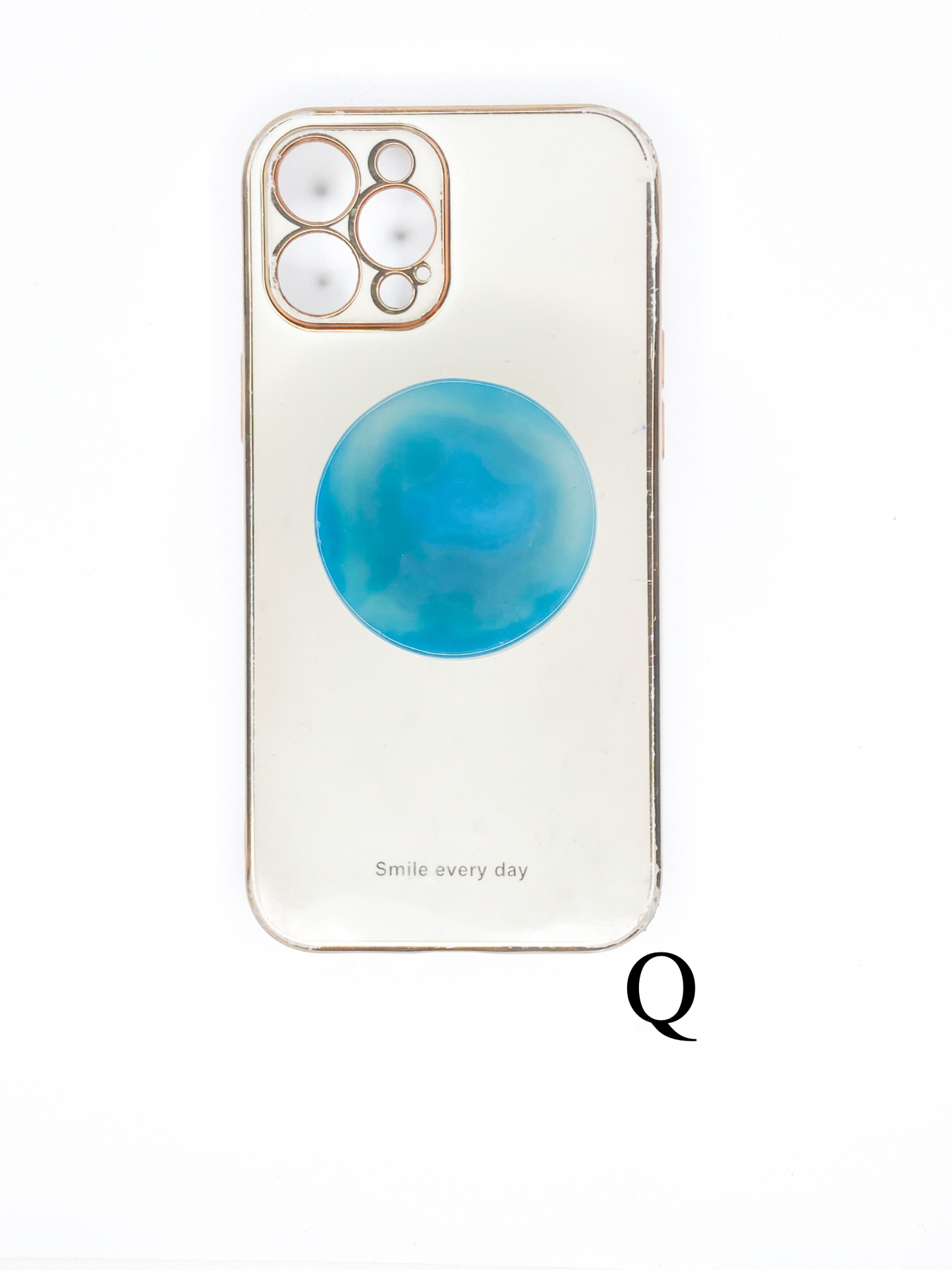 Load image into Gallery viewer, Blue Round Phone Stone
