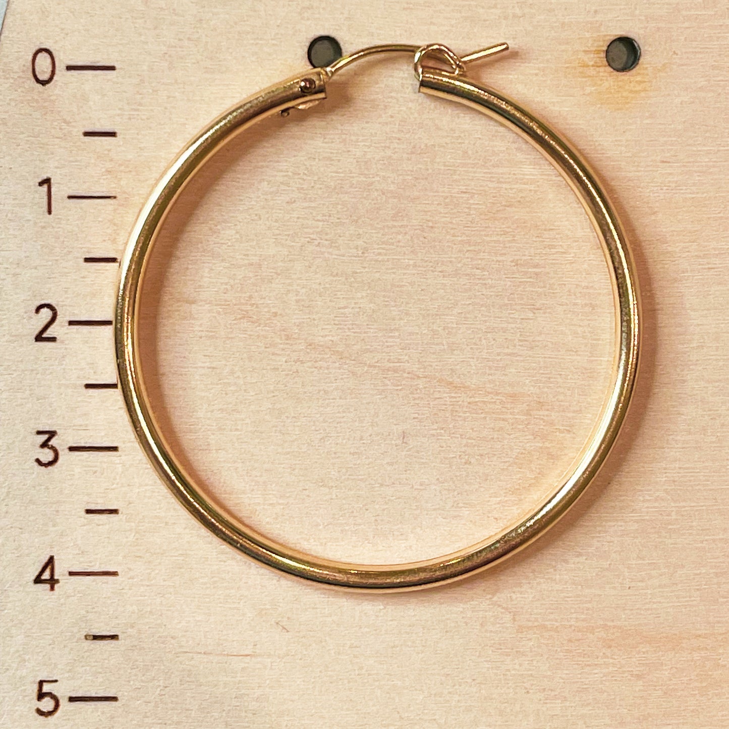 Hollow Tube Hoops - 18k Gold Filled
