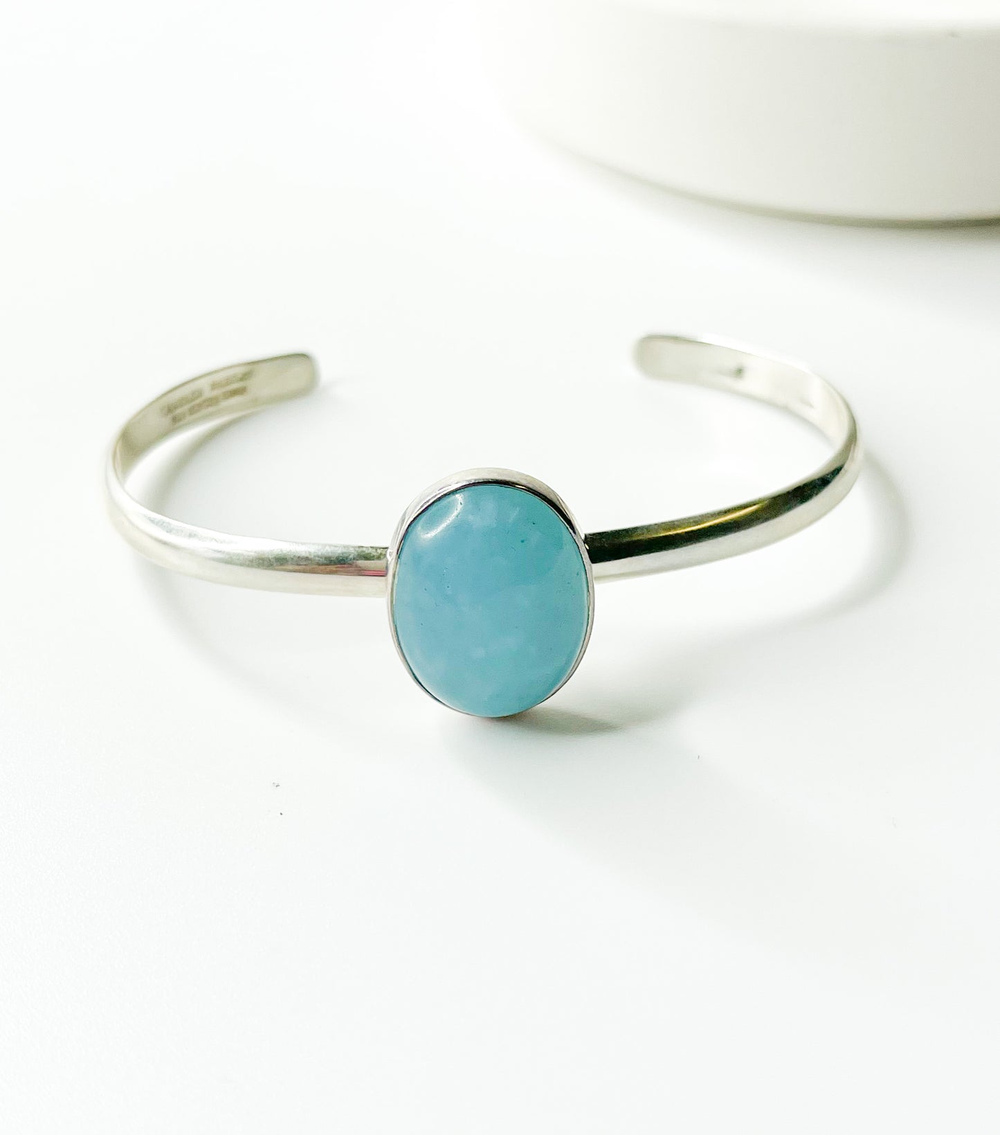 Calcite Mini Cuff-Solid Sterling Silver