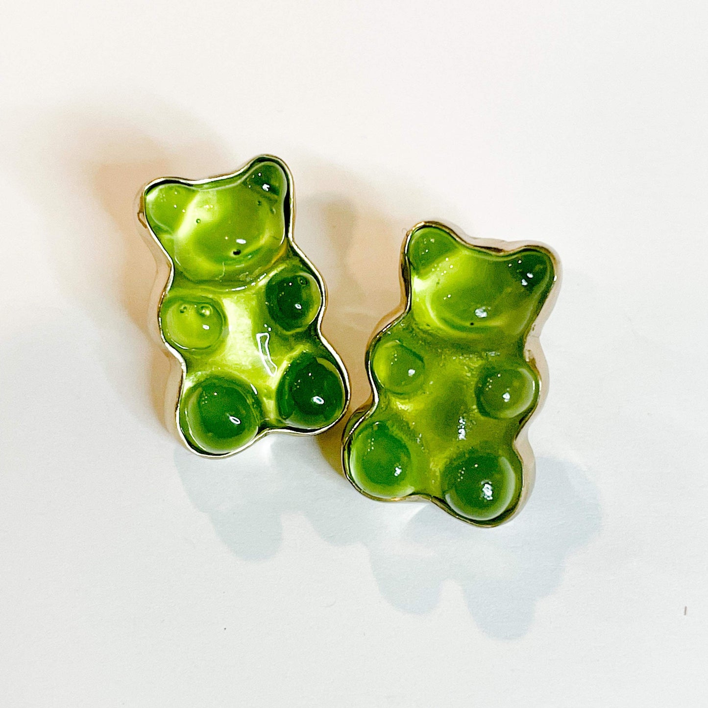 Lime Gummy Bear Studs - Alchemia